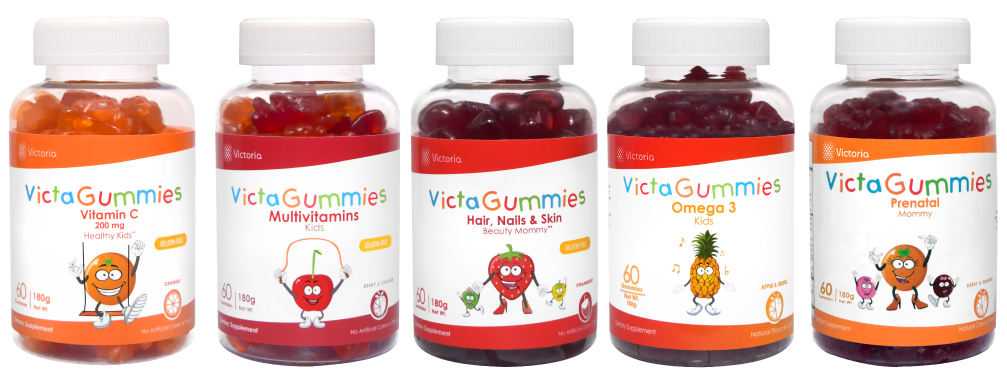 VictaGummies Multivitamin gummies kids berry & orange